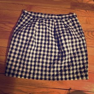 Black & White bubble mini with pockets